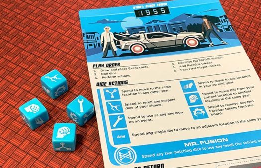 Back to the Future: Dice Through Time board game