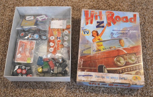 Hit Z Road board game